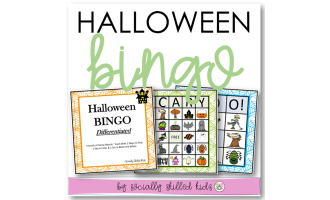 HALLOWEEN BINGO!  Differentiated For K-5th