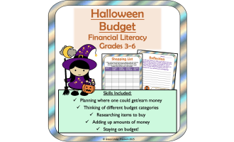 Halloween Budget Activity: Elementary Financial Literacy