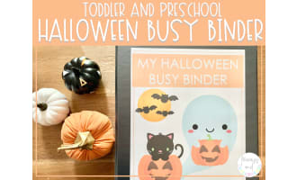 Halloween Busy Binder | Preschool Activities