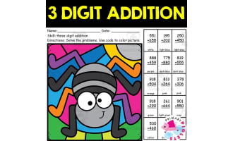 Double Digit Add Regrouping Worksheet by Teach Simple