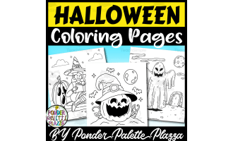 Halloween Coloring Pages - Set 1
