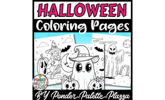Halloween Coloring Pages - Set 2