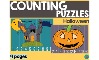Halloween Counting Number Puzzles
