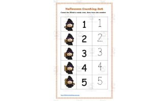 Halloween Counting Set