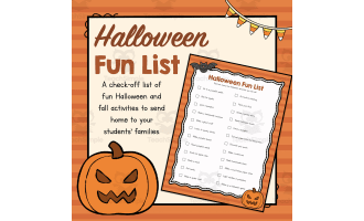 Halloween Fun List