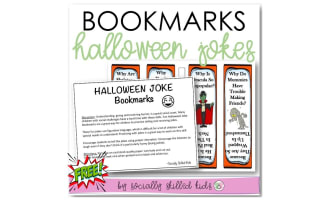 Halloween Joke Bookmarks, Using Figurative Language