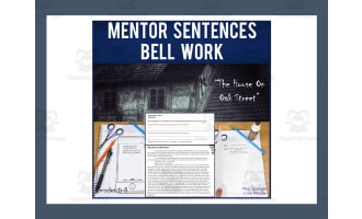 Halloween Mentor Sentences Bell Work