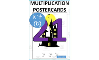 Halloween Multiplication and Repeated Addition Posters x7b