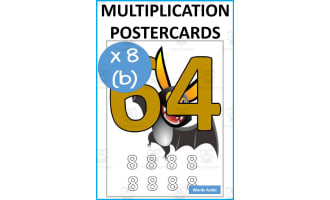 Halloween Multiplication and Repeated Addition Posters x8b