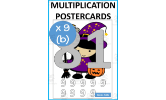 Halloween Multiplication and Repeated Addition Posters x9b