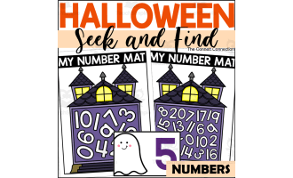 Halloween Number Seek and Find Mats