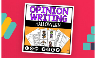 Halloween Opinion Writing Step-by-Step (Would You Rather)
