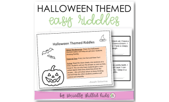 Halloween Themed Easy Riddles