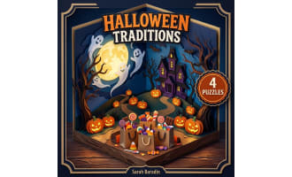 Halloween Traditions Crosswords with Word Bank
