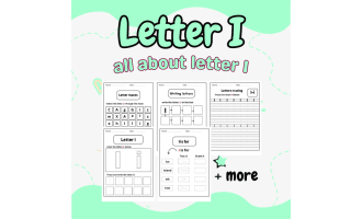 handwriting letter i - learning the letter i worksheets