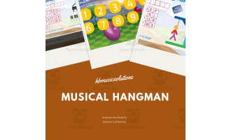 Hangman 8 Letters | Interactive Musical Games Activity