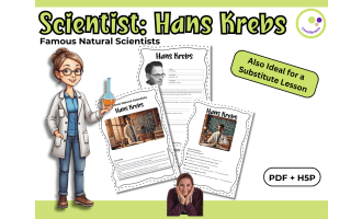 Hans Krebs – Fact Sheet, Quiz & Interactive PDF incl. H5P