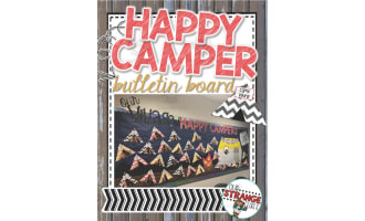 Happy Camper Bulletin Board Set