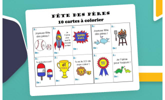 Happy Father's Day Cards ( French Version )