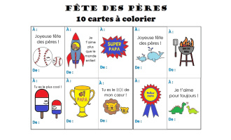 Happy Father's Day Cards ( French Version )