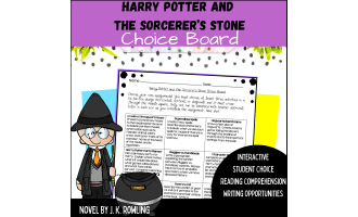 Harry Potter and the Sorcerer's Stone Choice Board
