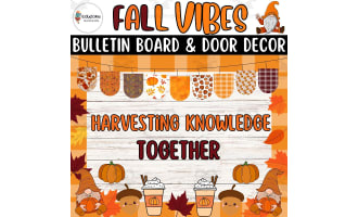 Harvesting Knowledge Together: Fall Bulletin Board and Door Decor