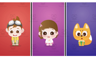 Head. Shoulder, Knees & Toes | Animated Song Videos