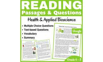 Health & Applied Bioscience: Reading Comprehension Passages (Google)