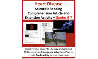 Heart Disease - Digital Science Reading Article - Grades 5-7