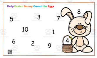 Help Bunny Find Eggs Activity