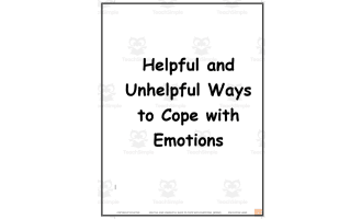 Helpful and unhelpful ways to cope with emotions (#2090)