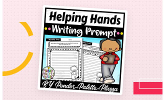Helping Hands Writing Prompt - Thanksgiving Activity