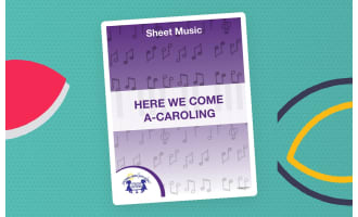 Here We Come a-Caroling Sheet Music