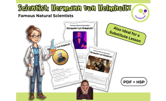 Hermann von Helmholtz – Fact Sheet, Quiz & Interactive PDF (incl. H5P)