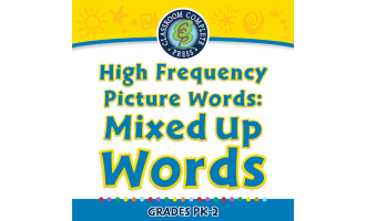 High Frequency Picture Words: Mixed Up Words - FLASH-PC