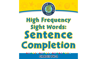 High Frequency Sight Words: Sentence Completion - FLASH-MAC