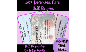 High School 2025 December ELA Bell Ringers