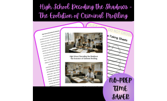 High School Decoding the Shadows:  The Evolution of Criminal Profiling