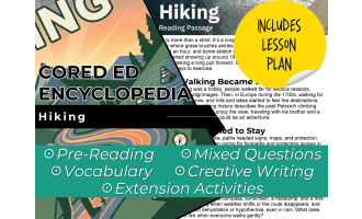 Hiking Reading Comprehension Passage - Cored Ed Encyclopedia