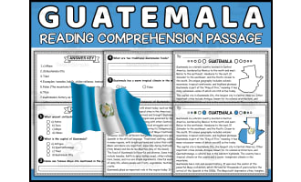 Hispanic Heritage Month: Guatemala Reading Comprehension Passage