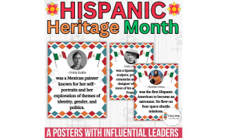 Hispanic Heritage Month Posters: Honoring Leaders Who Make Difference