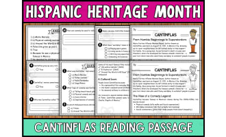 Hispanic Heritage Month Reading Passage : Cantinflas Reading Passage
