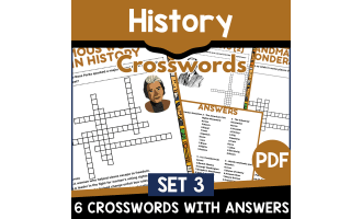 History Crosswords - Set 3 (PDF)