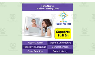 Hit a Nerve | Figurative Language Activity | Micro-Learning Deck