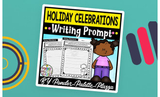 Holiday Celebrations Writing Prompt - Winter Writing Activity