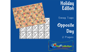 Holiday Swag Tags: Opposite Day