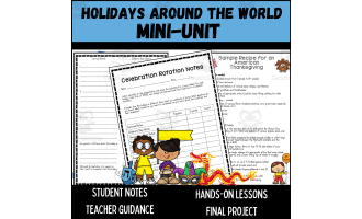 Holidays Around the World Mini Unit (Nonfiction & Global Studies)