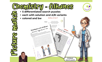 Homologous Series of Alkanes – Word Search Activity