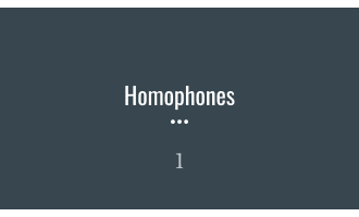 Homophones Sample Lesson - Vocabulary Grade 5-6 (PPT)