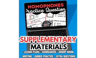 Homophones Supplementary Materials Grade 5-6 (PDF)